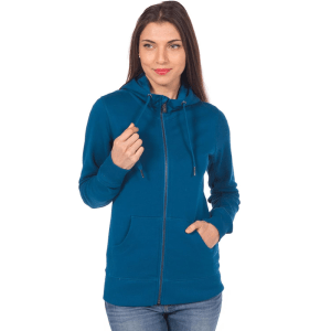 Sweatshirt With Adjustable Drawstring Hood